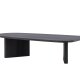 VENTURE DESIGN Grönvik sofabord - sort MDF (130x65)