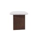 VENTURE DESIGN Grönvik sidebord - lysegr betonlook og mocca MDF (70x45)