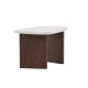 VENTURE DESIGN Grönvik sidebord - lysegr betonlook og mocca MDF (70x45)