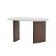 VENTURE DESIGN Grönvik sidebord - lysegr betonlook og mocca MDF (70x45)