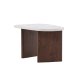 VENTURE DESIGN Grönvik sidebord - lysegr betonlook og mocca MDF (70x45)