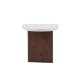 VENTURE DESIGN Grönvik sidebord - lysegr betonlook og mocca MDF (70x45)