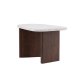 VENTURE DESIGN Grönvik sidebord - lysegr betonlook og mocca MDF (70x45)