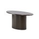 VENTURE DESIGN Bianca sofabord, oval - mokka finér (120x55)