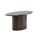VENTURE DESIGN Bianca sofabord, oval - mokka finér (120x55)