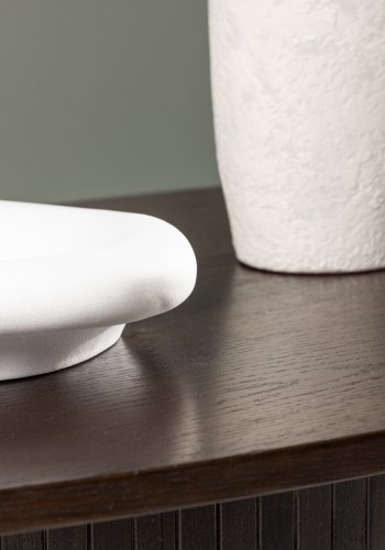 VENTURE DESIGN Bianca sofabord, oval - mokka finér (120x55)