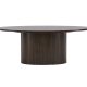 VENTURE DESIGN Bianca sofabord, oval - mokka finér (120x55)