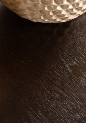 VENTURE DESIGN Bianca sofabord, rund - mokka finér (80)