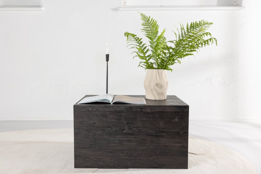 VENTURE DESIGN York sofabord, rektangulr - mokka 3D-papir MDF (80x60)