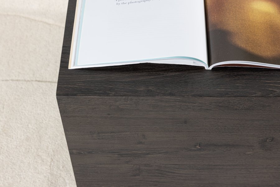 VENTURE DESIGN York sofabord, rektangulr - mokka 3D-papir MDF (80x60)