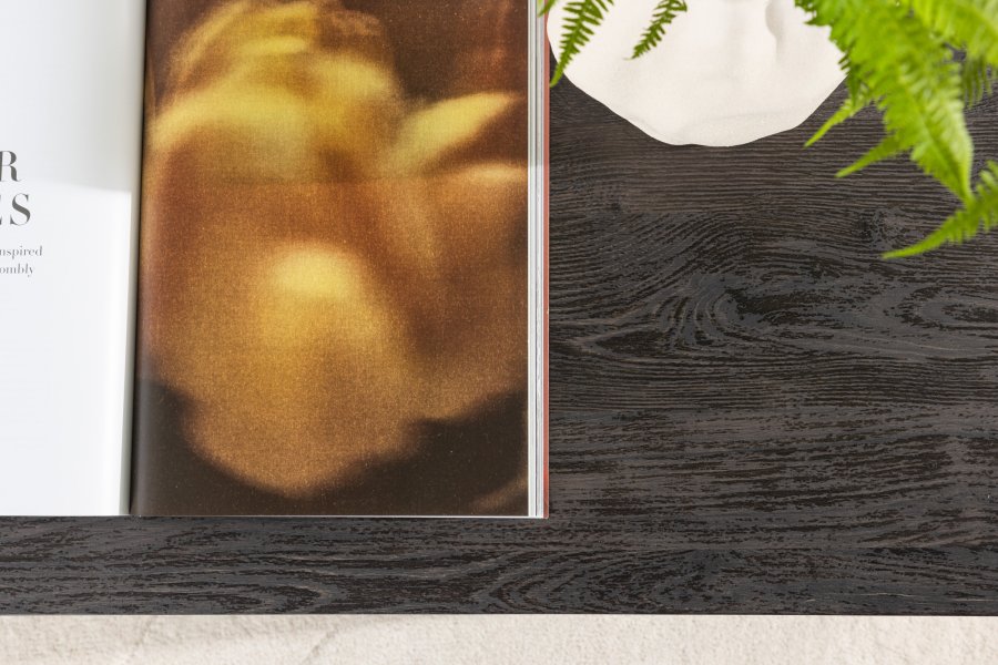 VENTURE DESIGN York sofabord, rektangulr - mokka 3D-papir MDF (80x60)