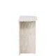 VENTURE DESIGN lesund konsolbord, m. 1 hylde - beige marmor look MDF (120x40)