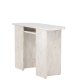 VENTURE DESIGN lesund konsolbord, m. 1 hylde - beige marmor look MDF (120x40)