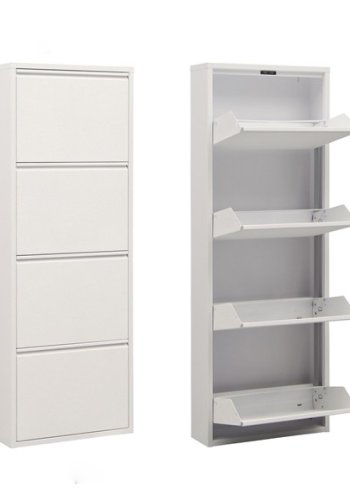 NORDVÄRK GGMBAYK4001 Skoskab, hvid