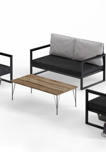 NORDVÄRK MTLKNP001 Haveloungest, antracitSort 