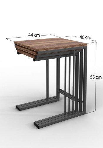 NORDVÄRK GGMBCZNG0001 Redebord (3 stykker), egGr