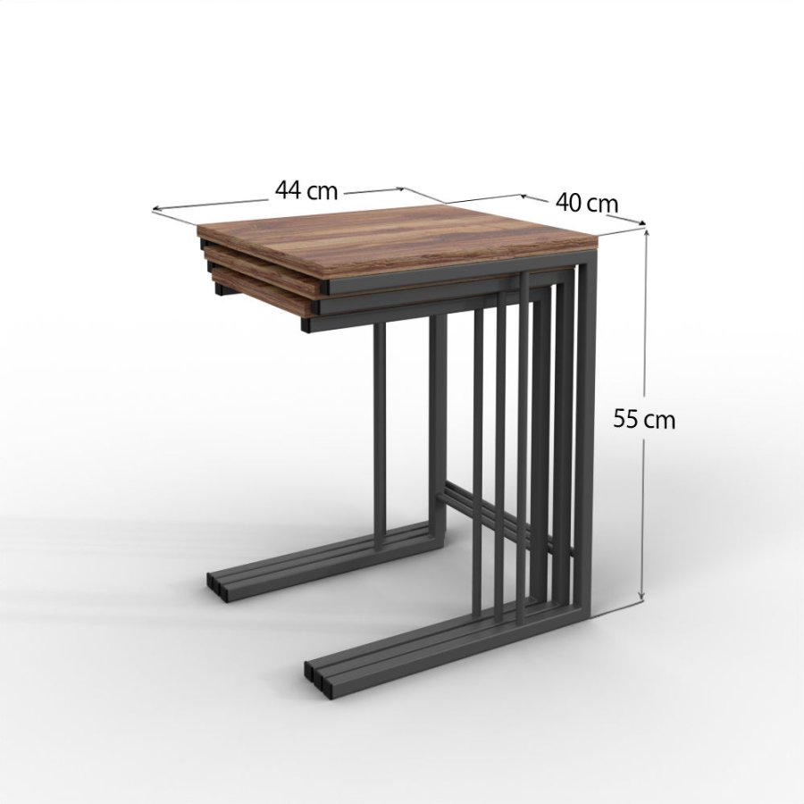 NORDVÄRK GGMBCZNG0001 Redebord (3 stykker), egGr