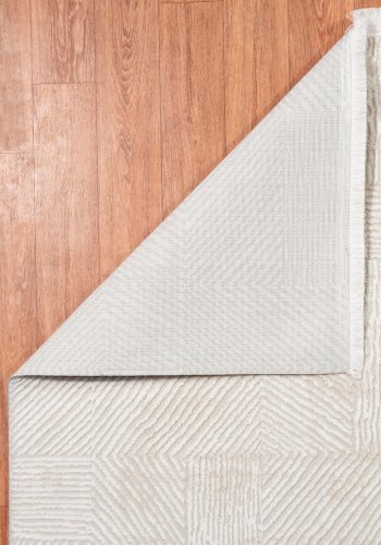 TEPPI Leo Hall gulvtppe, rektangulr - creme polypropylen/polyester (80x500)