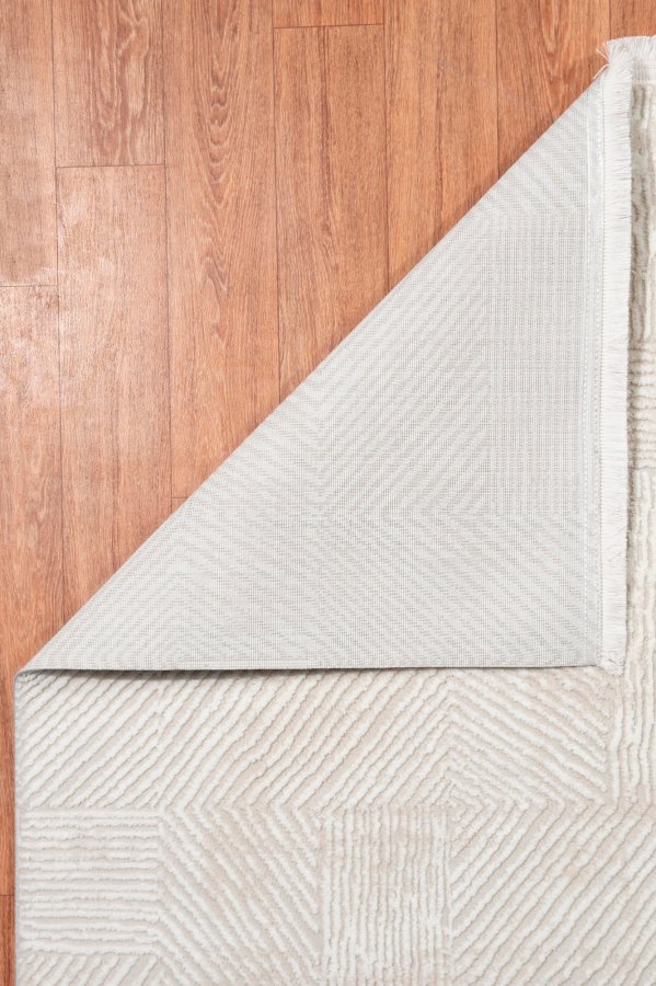 TEPPI Leo Hall gulvtppe, rektangulr - creme polypropylen/polyester (80x500)