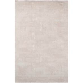 TEPPI Leo Hall gulvtppe, rektangulr - creme polypropylen/polyester (80x500)