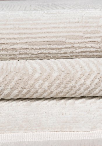 TEPPI Leo Hall gulvtppe, rektangulr - creme polypropylen/polyester (100x300)