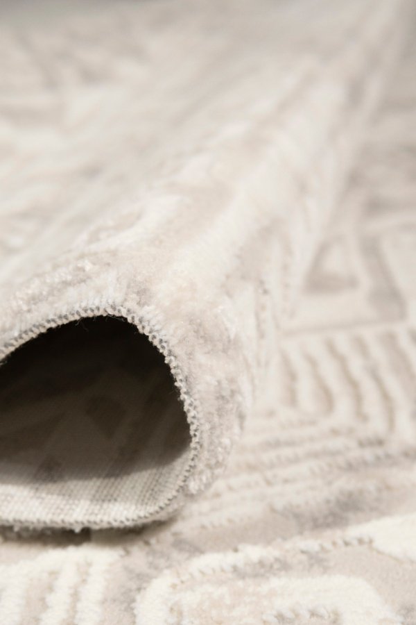 TEPPI Leo Hall gulvtppe, rektangulr - beige polypropylen/polyester (80x500)