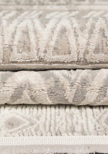 TEPPI Leo Hall gulvtppe, rektangulr - beige polypropylen/polyester (80x500)