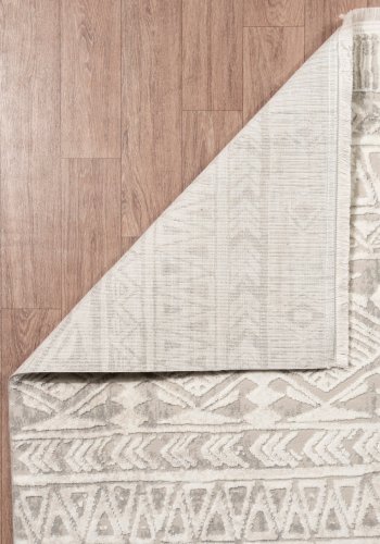 TEPPI Leo Hall gulvtppe, rektangulr - beige polypropylen/polyester (100x250)