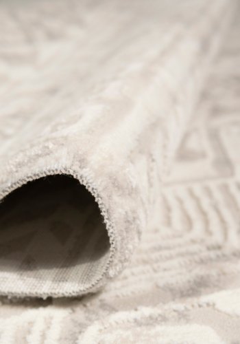 TEPPI Leo Hall gulvtppe, rektangulr - beige polypropylen/polyester (100x450)