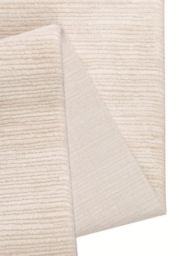 TEPPI Leo Hall gulvtppe, rektangulr - hvid polypropylen/polyester (200x350)