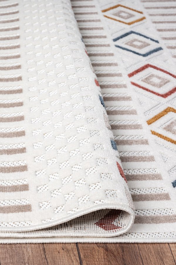 TEPPI Sosa Hall gulvtppe, rektangulr - multifarvet polypropylen (80x250)