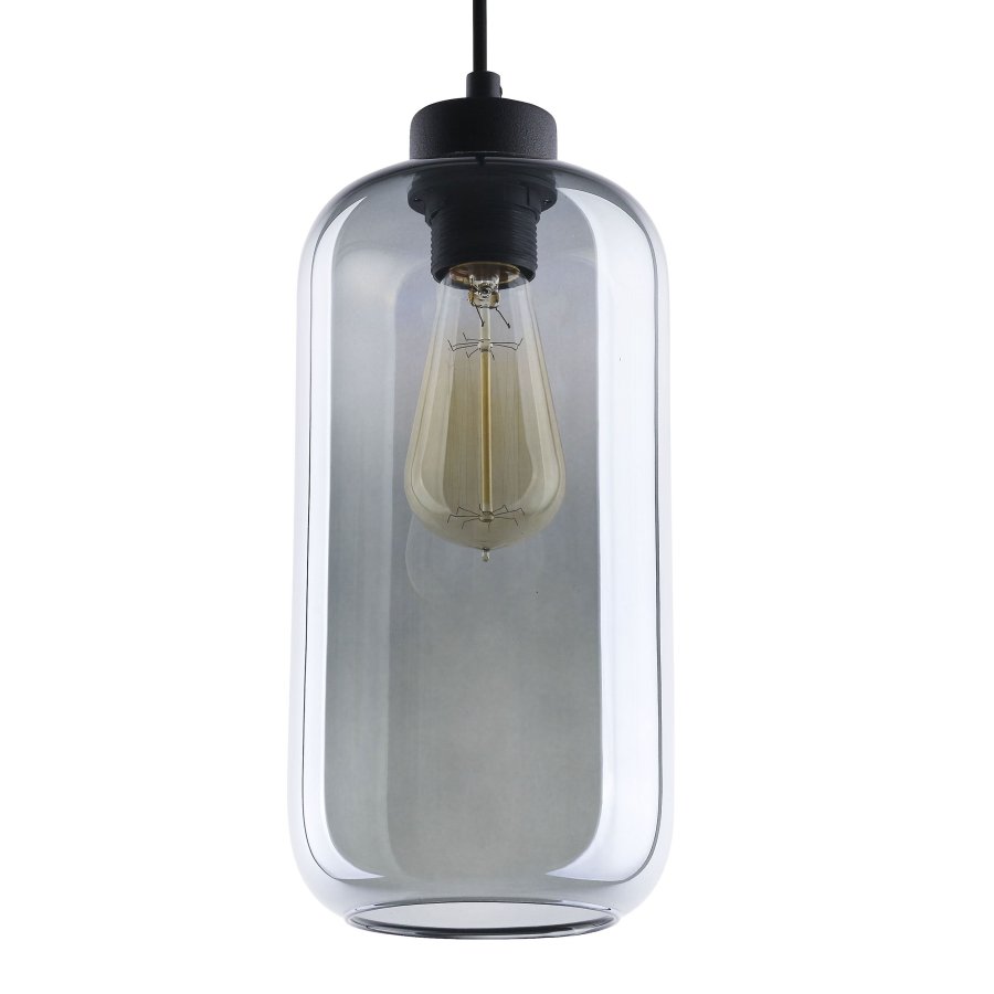 TK Marco loftlampe - grafit glas