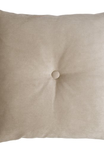 Space Dreams pyntepude, kvadratisk - beige velour (80x80)