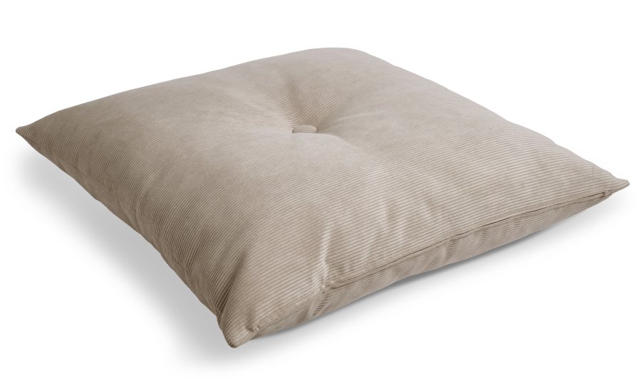 Space Dreams pyntepude, kvadratisk - beige velour (80x80)