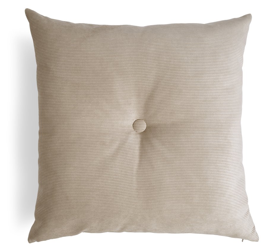 Space Dreams pyntepude, kvadratisk - beige velour (60x60)