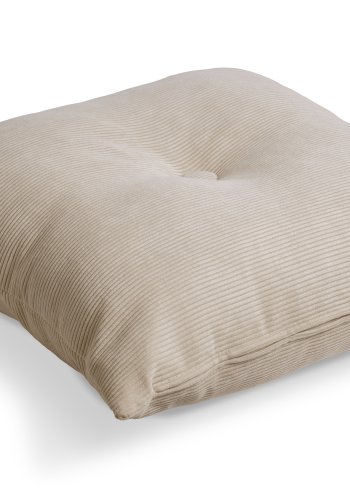 Space Dreams pyntepude, kvadratisk - beige velour (60x60)