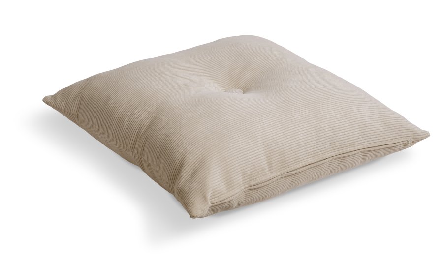 Space Dreams pyntepude, kvadratisk - beige velour (60x60)