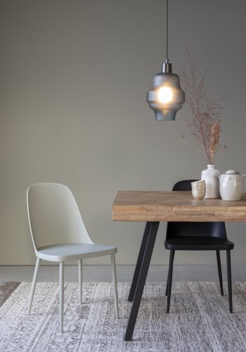 WHITE LABEL LIVING Suri spisebord, rektangulr - natur teaktr og metal (160X78)