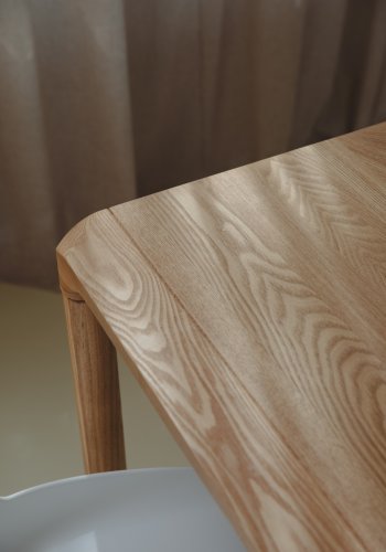 ZUIVER Storm spisebord, rektangulr - natur asketrsfinér og natur asketr (180x90)