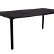 ZUIVER Storm spisebord, rektangulr - sort asketrsfinér og sort asketr (180x90)