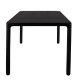 ZUIVER Storm spisebord, rektangulr - sort asketrsfinér og sort asketr (180x90)