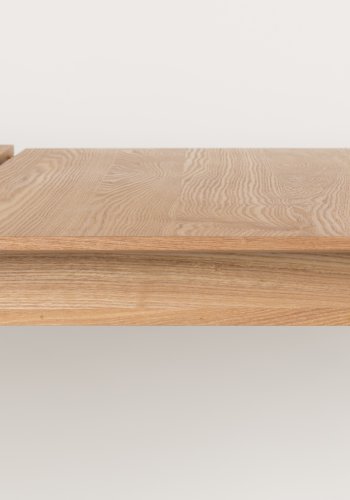 ZUIVER Glimps spisebord, m. butterflybordplade - natur egetrsfinér og asketr (120/162x80)
