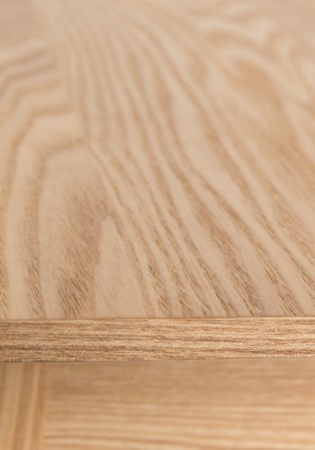 ZUIVER Glimps spisebord, m. butterflybordplade - natur egetrsfinér og asketr (120/162x80)