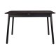 ZUIVER Glimps spisebord, m. butterflybordplade - sort egetrsfinér og asketr (120/162x80)