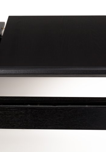 ZUIVER Glimps spisebord, m. butterflybordplade - sort egetrsfinér og asketr (120/162x80)