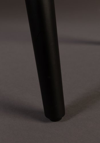 DUTCHBONE Alagon spisebord, rektangulr - brun valnddefinér og sort stl (180X90)