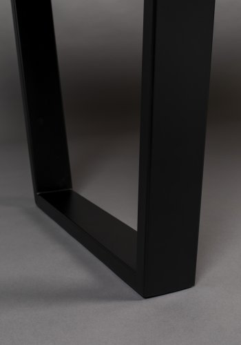 DUTCHBONE Aka spisebord, rektangulr - brun akacietr og sort jern (200x90)