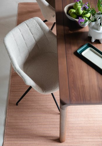 ZUIVER Storm spisebord, rektangulr - valnddefarvet askefinér og asketr (180x90)