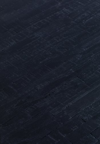 WHITE LABEL LIVING Suri spisebord, rektangulr - sort teaktr og metal (180X90)