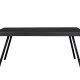 WHITE LABEL LIVING Suri spisebord, rektangulr - sort teaktr og metal (200X90)